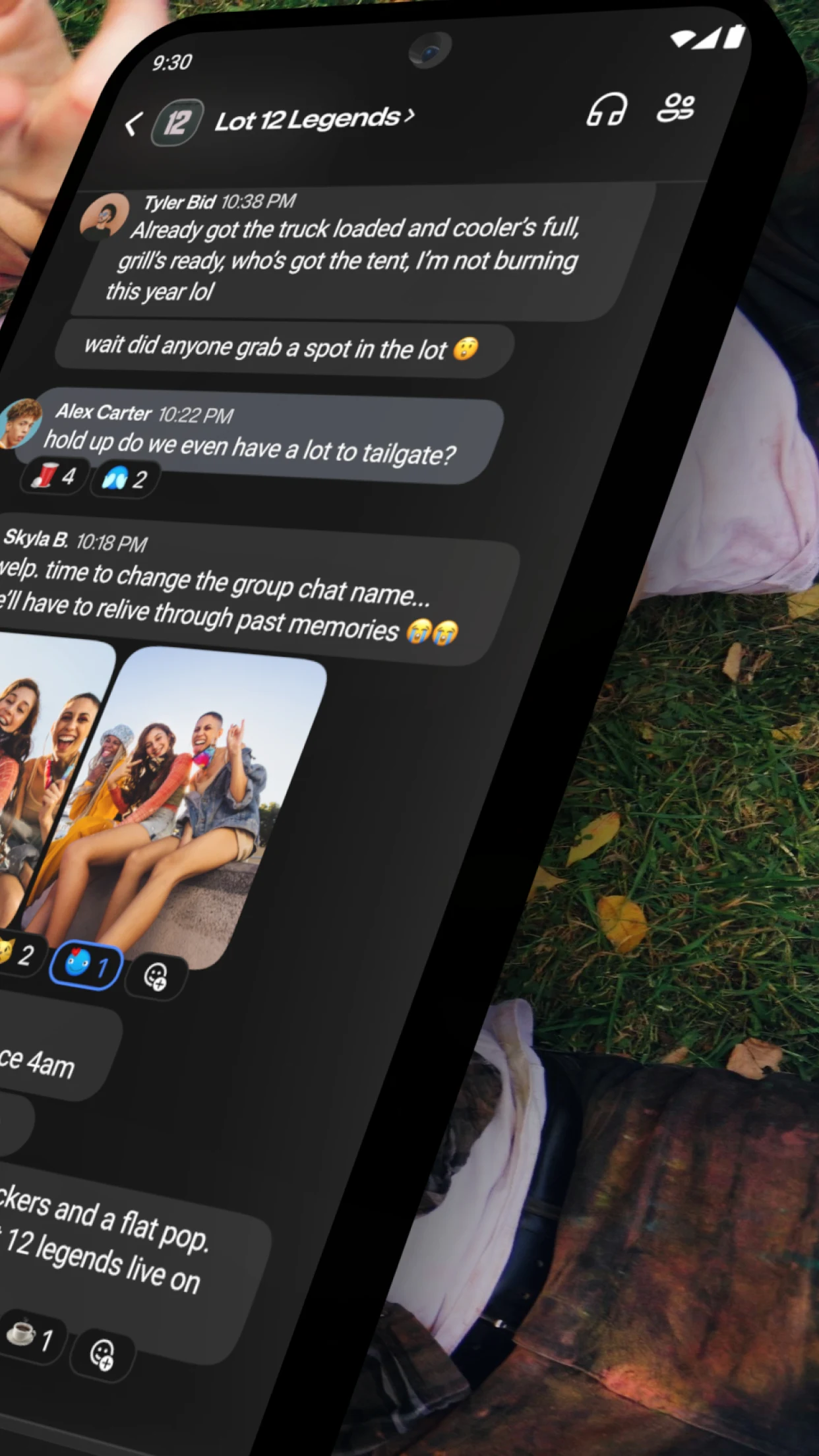 GroupMe screenshot
